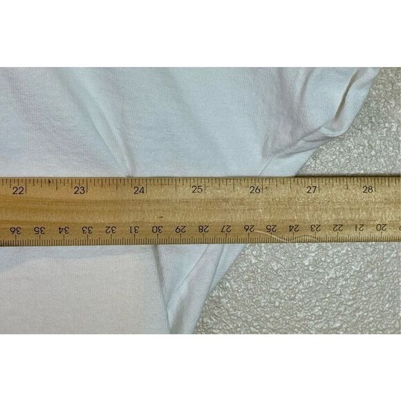 Kanye West Yeezy Vultures Merch White Roll Short Sleeve & Hem Tee Men’s Size S - Picture 8 of 8